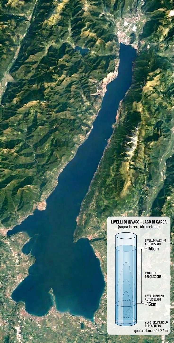Hydraulic diagram illustrating the transition from Minimum Vital Flow (DMV) to Ecological Flow (DE)