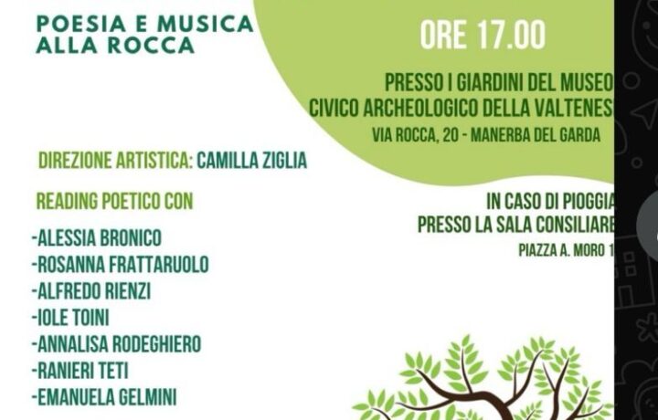Poetry, Music and Branching Readings at Manerba’s Rocca on September 26