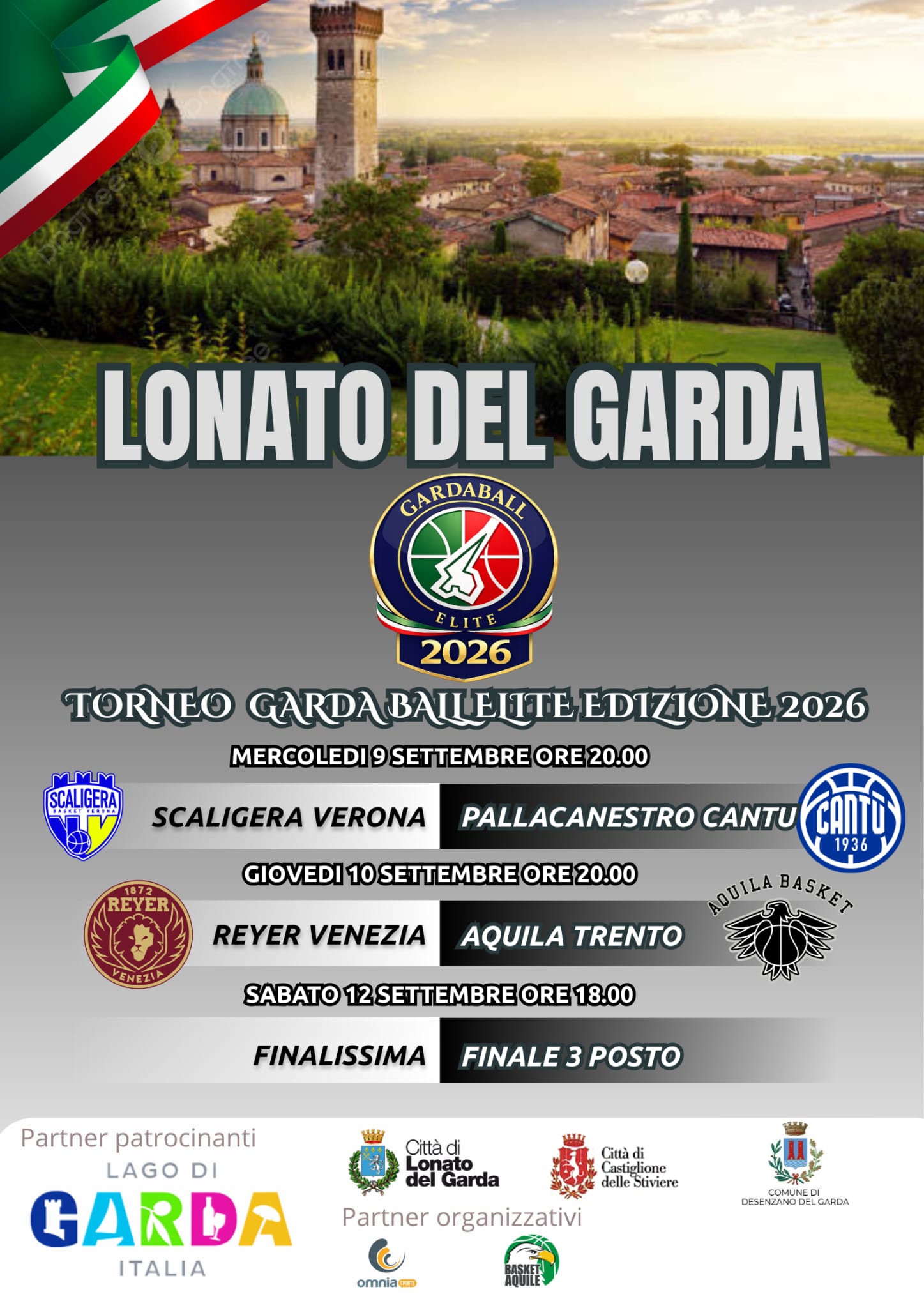 GardaBall Elite Takes Off in Lonato del Garda With Four Italian Basketball Teams