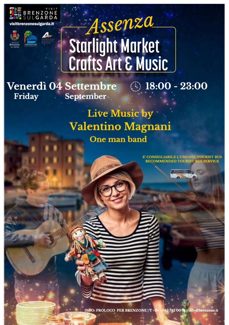 Starlight Market closes the season in Brenzone