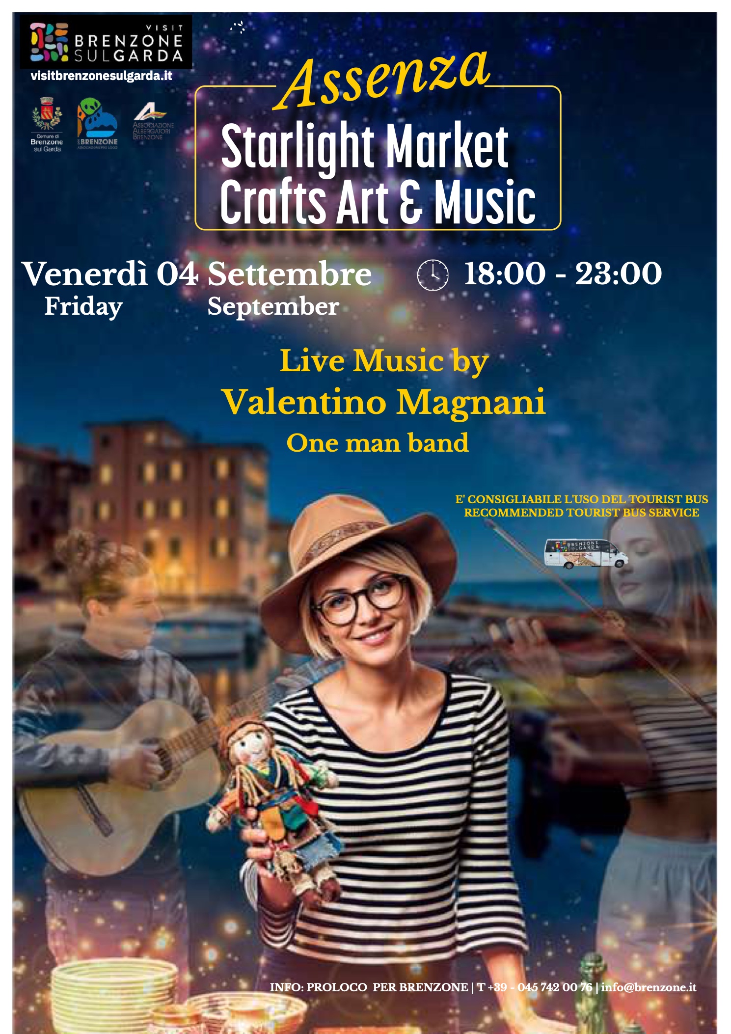 Starlight Market closes the season in Brenzone