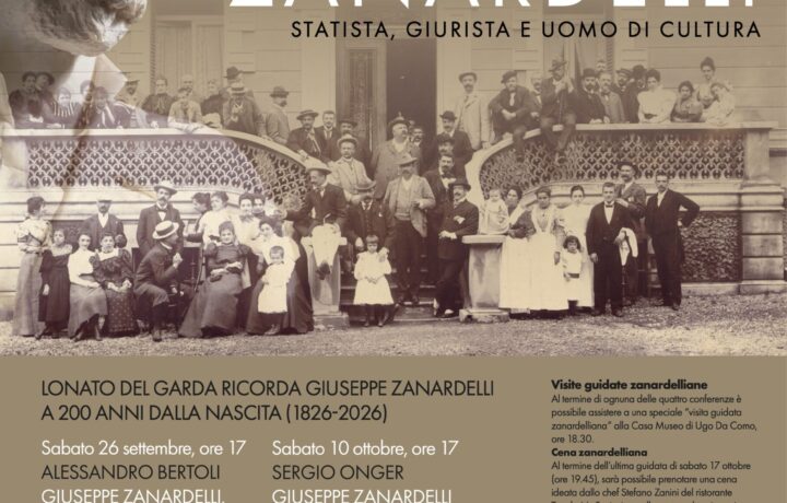 Lonato del Garda to Host Four Conferences on Giuseppe Zanardelli Starting September 26