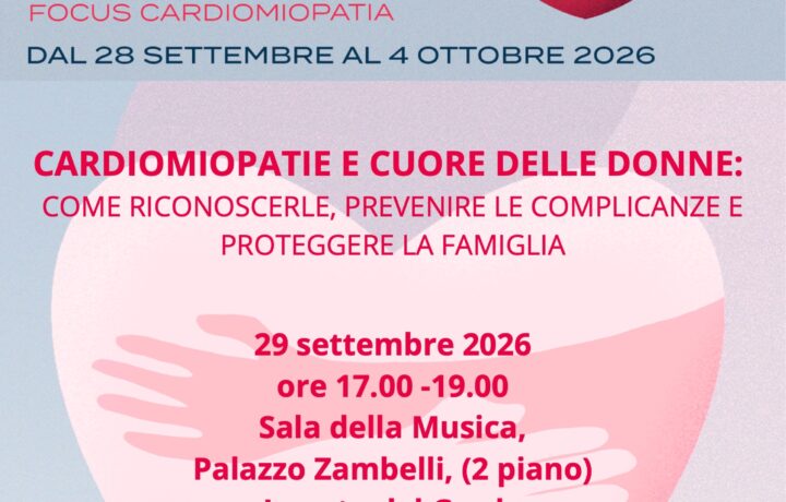 Women’s Cardiomyopathy: Event in Lonato del Garda on September 29