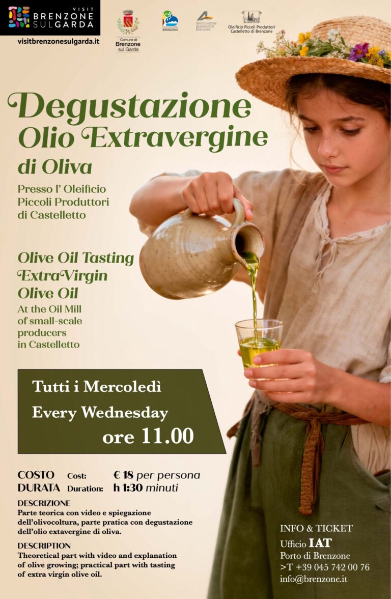 Extravergine Olive Oil Tasting in Castelletto di Brenzone on September 9