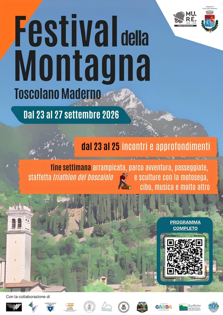 Mountain Festival Returns to Toscolano Maderno From September 23 to 27