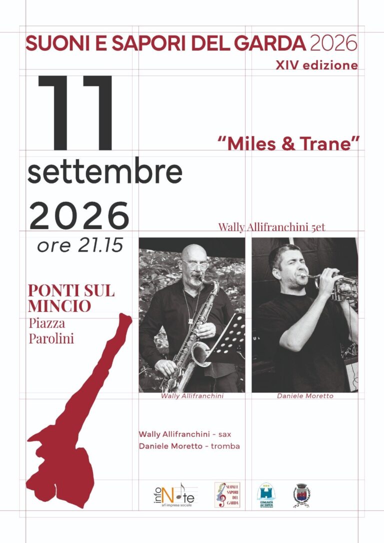 Wally Allifranchini Quintet Brings Miles & Trane to Ponti sul Mincio Jazz Night