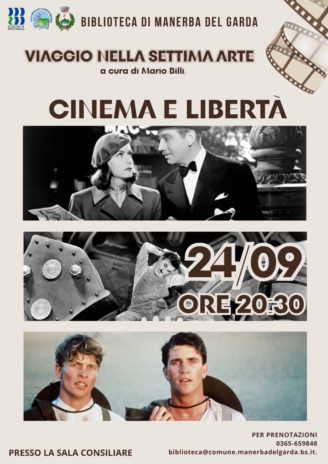 Manerba del Garda Launches Viaggio nella Settima Arte Film Series Curated by Mario Billi
