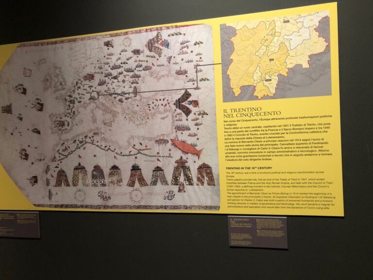 Exhibition on technology, society, and the 1525 peasant revolts at Palazzo delle Albere in Trento