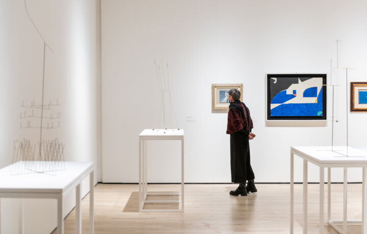 Contemporary art exhibition hall at MART Museum of Modern and Contemporary Art of Trento and Rovereto