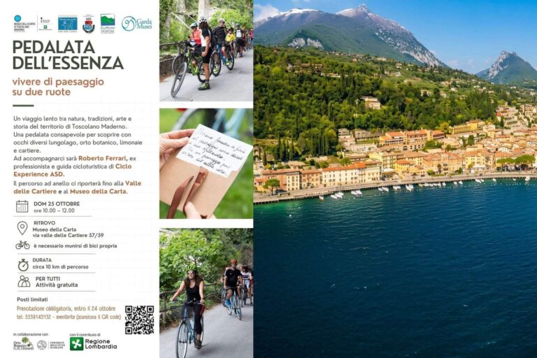 Toscolano Maderno Essence Ride: Free Bike Tour on 25 October 2026