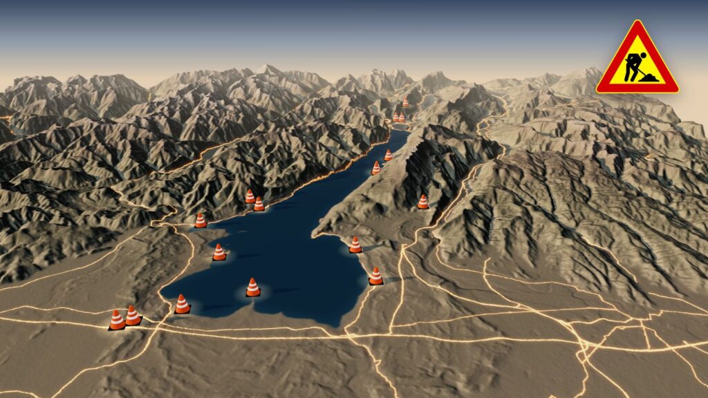 Lake Garda Road Closures and Traffic Changes on Sunday, October 25
